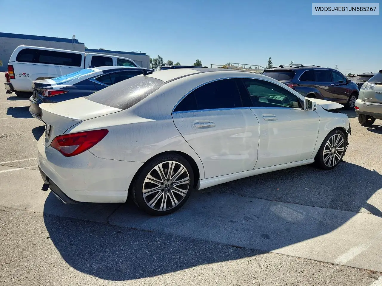 2018 Mercedes-Benz Cla 250 VIN: WDDSJ4EB1JN585267 Lot: 57478686