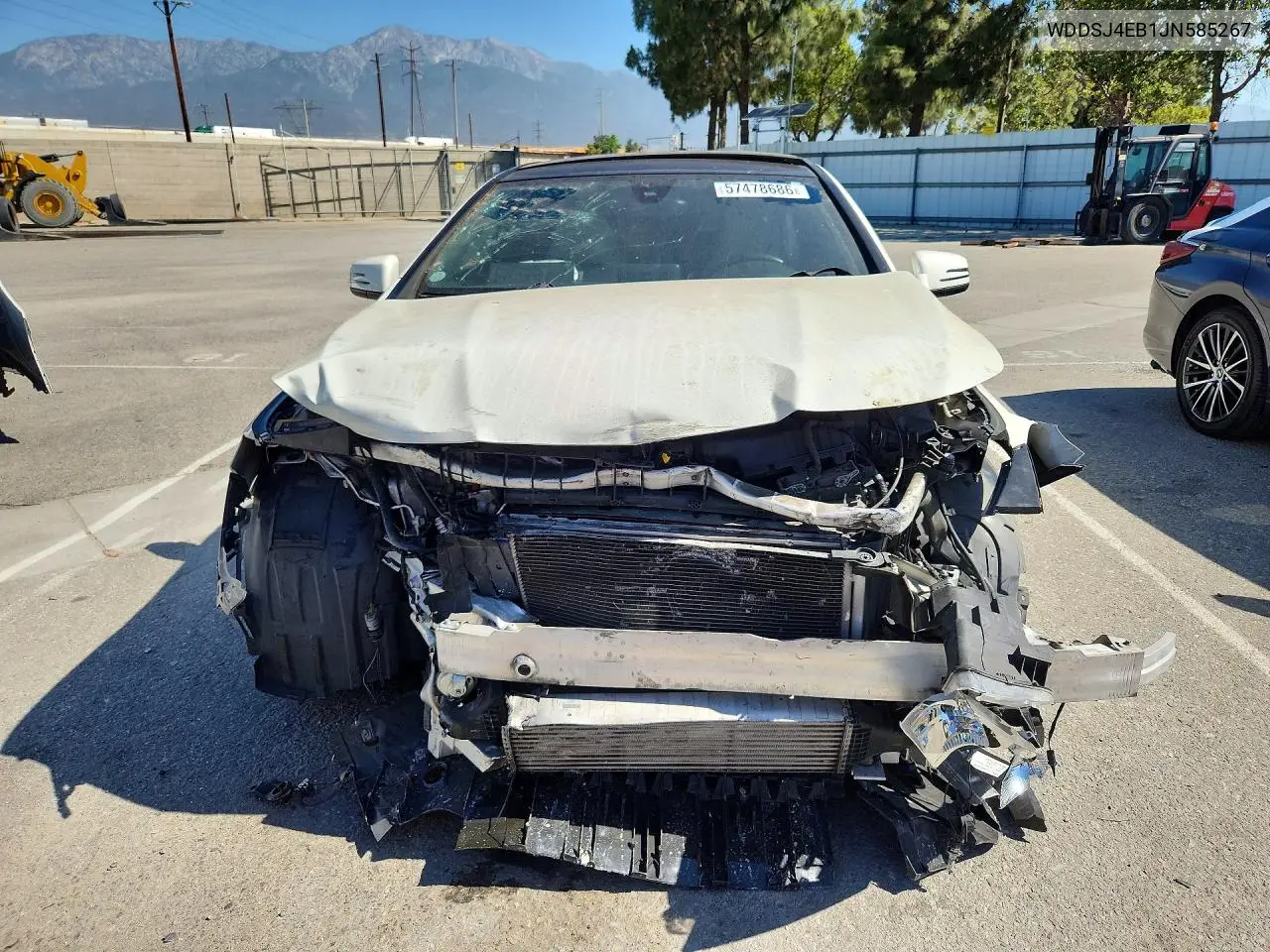2018 Mercedes-Benz Cla 250 VIN: WDDSJ4EB1JN585267 Lot: 57478686