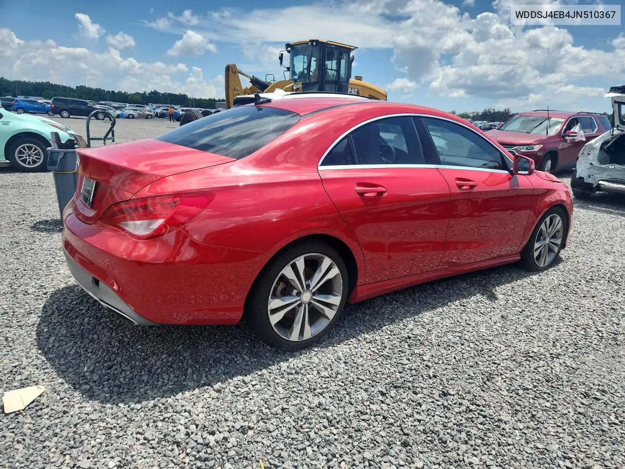 2018 Mercedes-Benz Cla 250 VIN: WDDSJ4EB4JN510367 Lot: 57828276