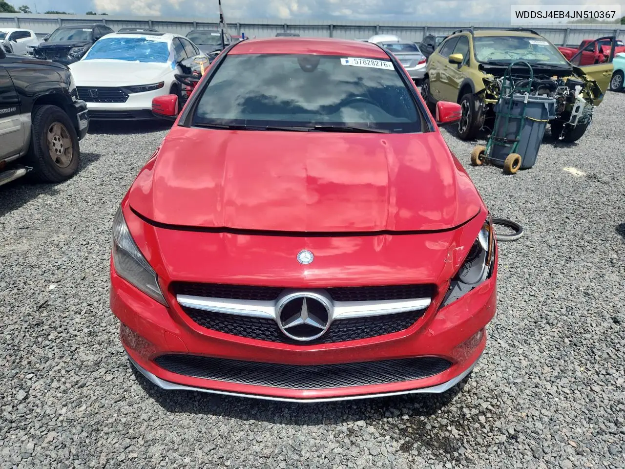 2018 Mercedes-Benz Cla 250 VIN: WDDSJ4EB4JN510367 Lot: 57828276