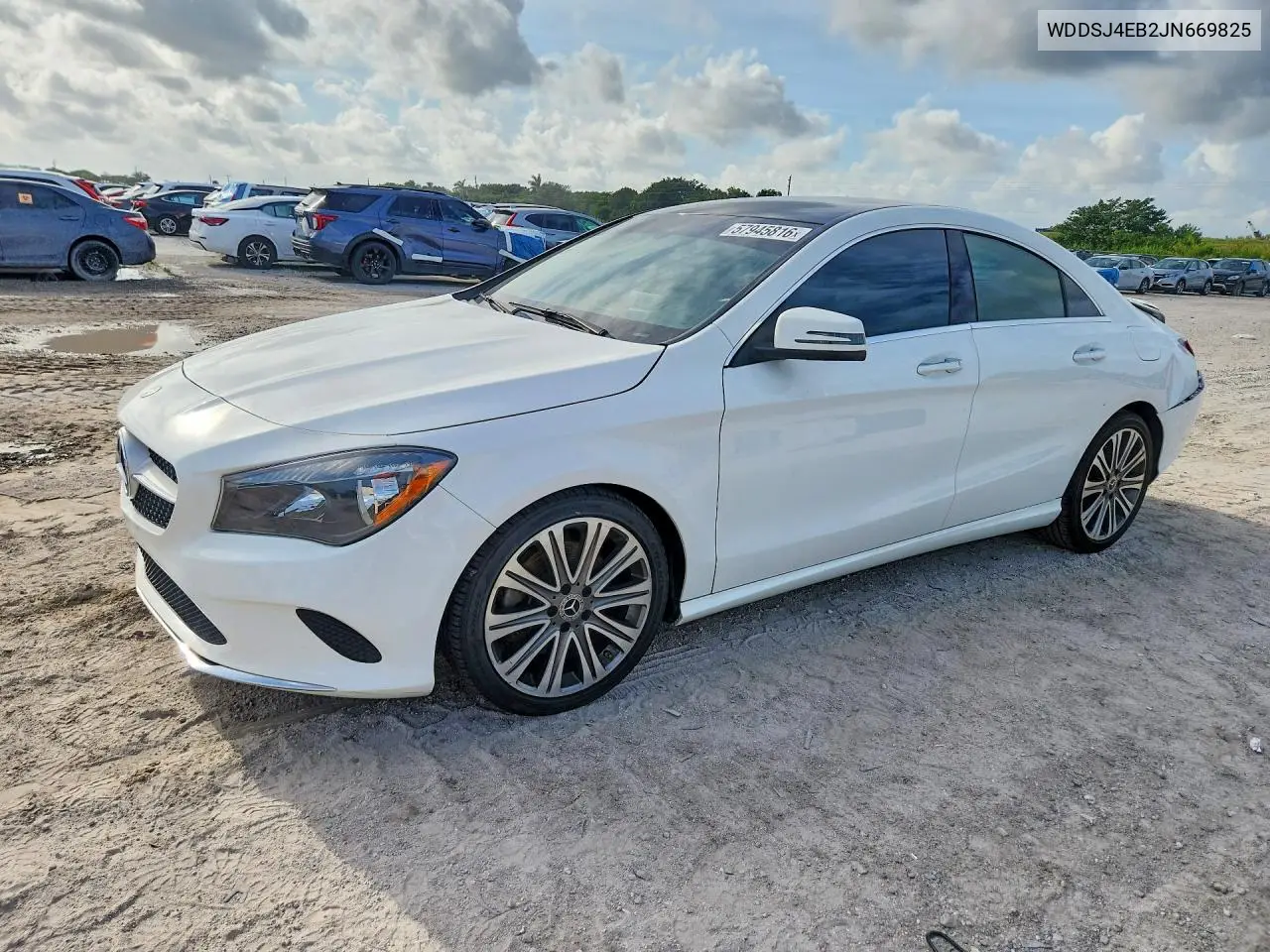 WDDSJ4EB2JN669825 2018 Mercedes-Benz Cla 250