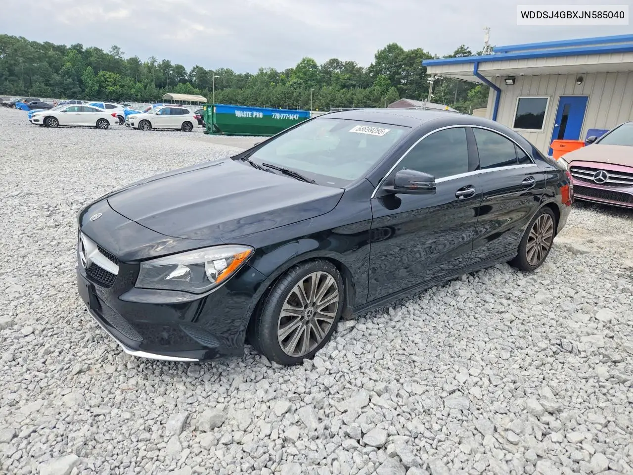 2018 Mercedes-Benz Cla 250 4Matic VIN: WDDSJ4GBXJN585040 Lot: 58699266