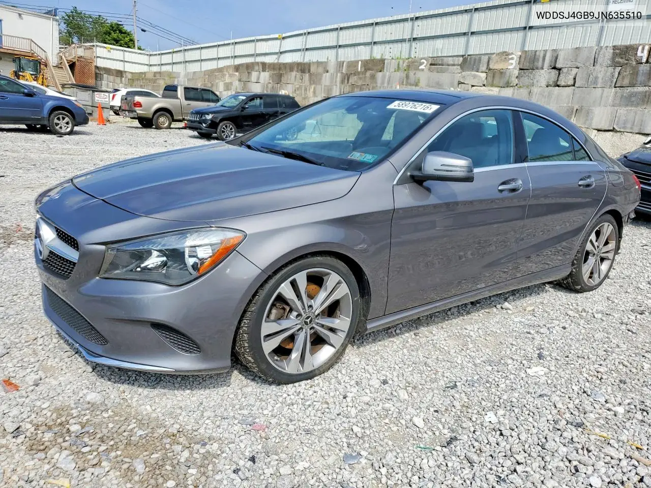 2018 Mercedes-Benz Cla 250 4Matic VIN: WDDSJ4GB9JN635510 Lot: 58976216