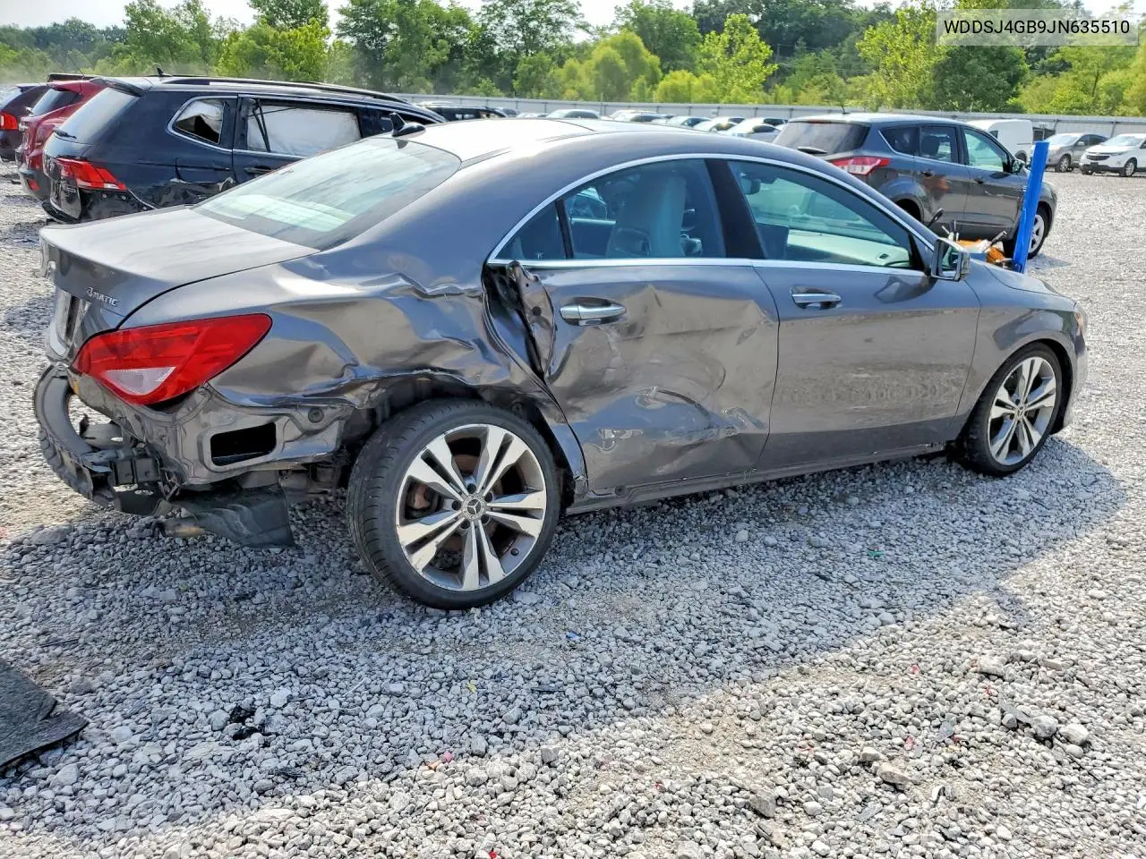 2018 Mercedes-Benz Cla 250 4Matic VIN: WDDSJ4GB9JN635510 Lot: 58976216