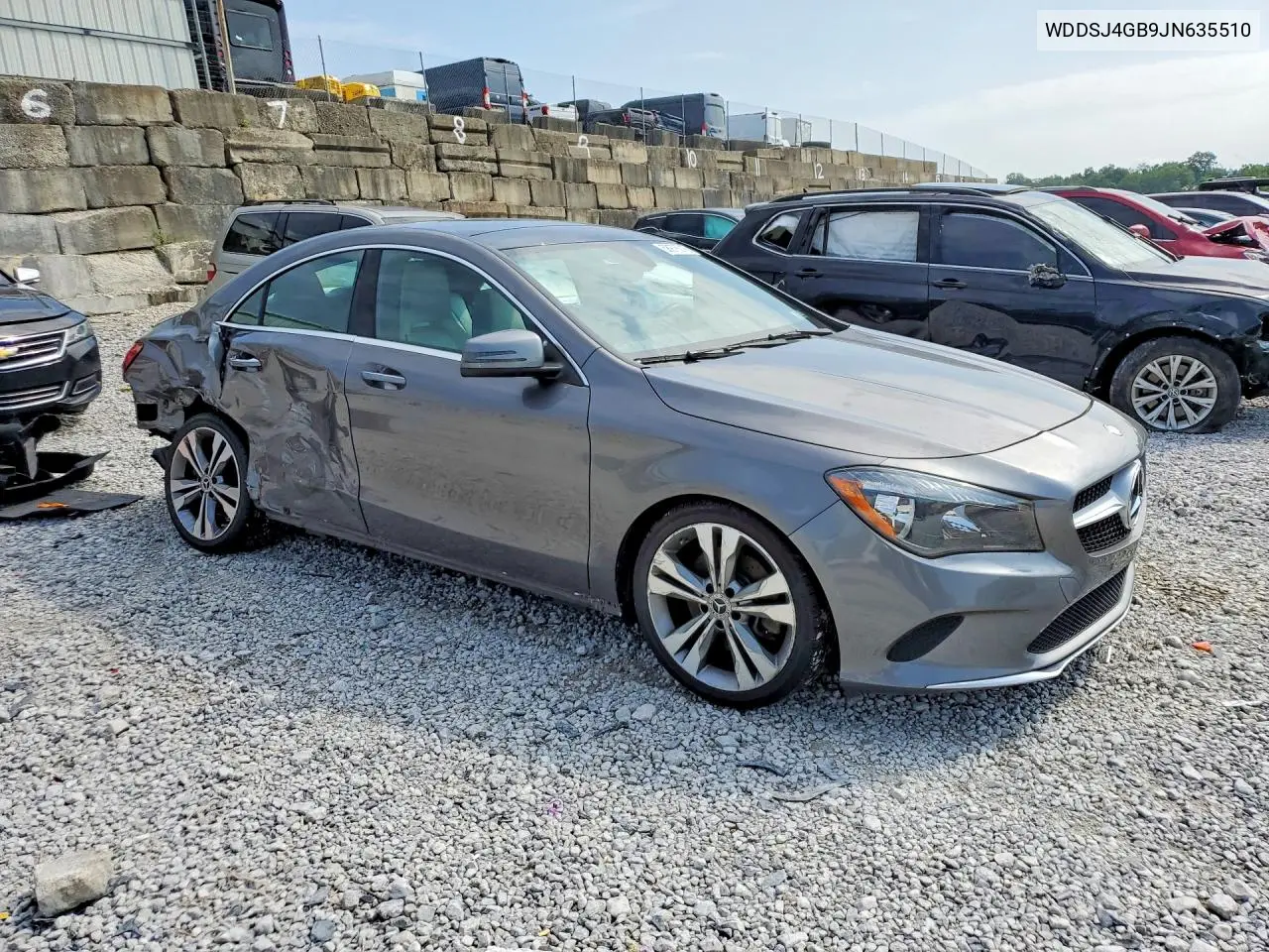 2018 Mercedes-Benz Cla 250 4Matic VIN: WDDSJ4GB9JN635510 Lot: 58976216