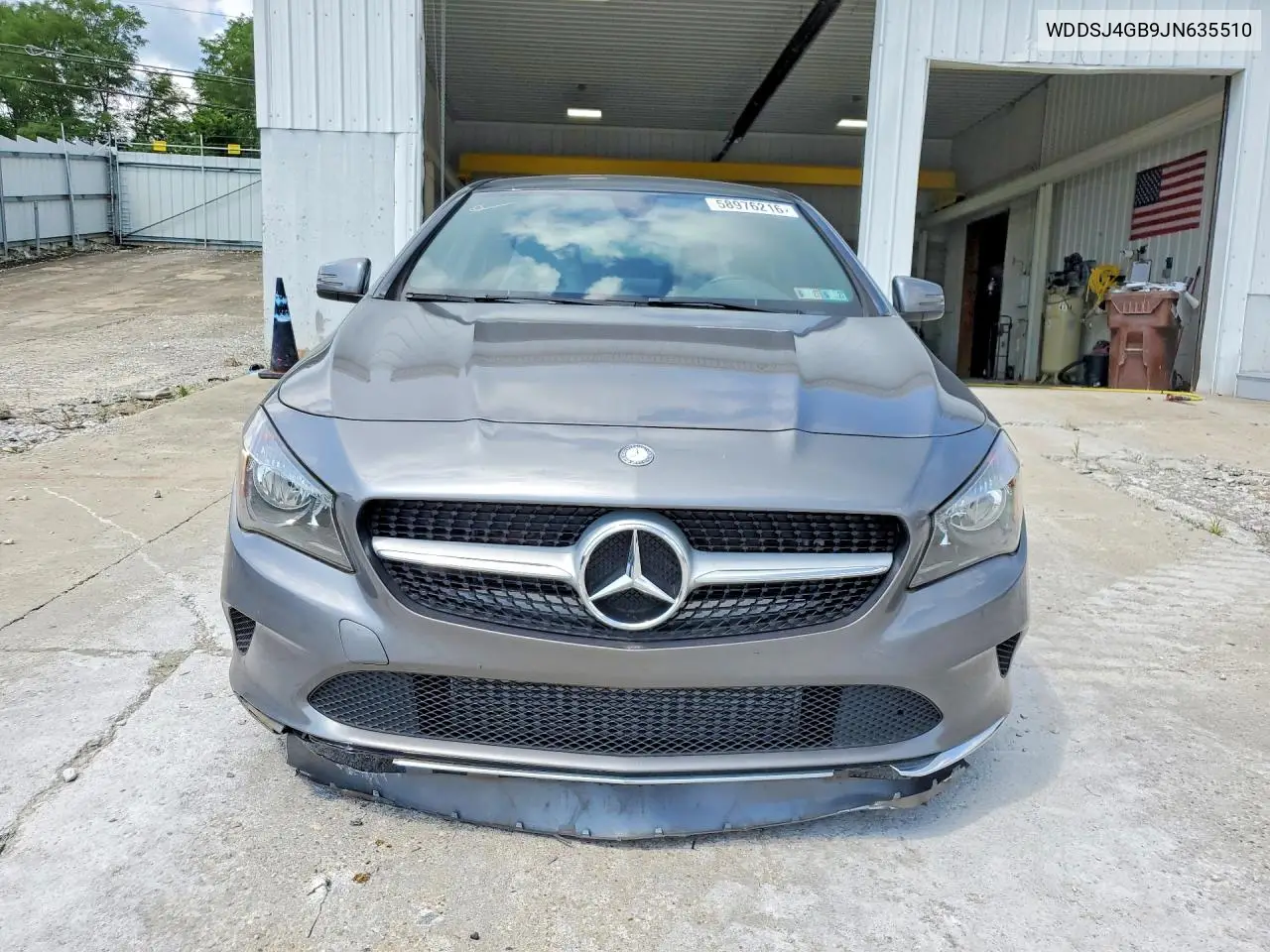 2018 Mercedes-Benz Cla 250 4Matic VIN: WDDSJ4GB9JN635510 Lot: 58976216