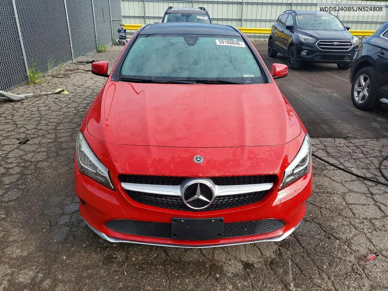 2018 Mercedes-Benz Cla 250 4Matic VIN: WDDSJ4GB5JN524808 Lot: 59100846