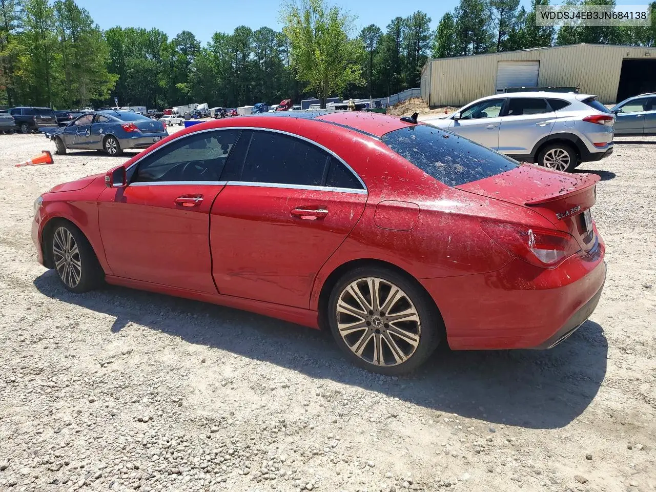 2018 Mercedes-Benz Cla 250 VIN: WDDSJ4EB3JN684138 Lot: 59286376