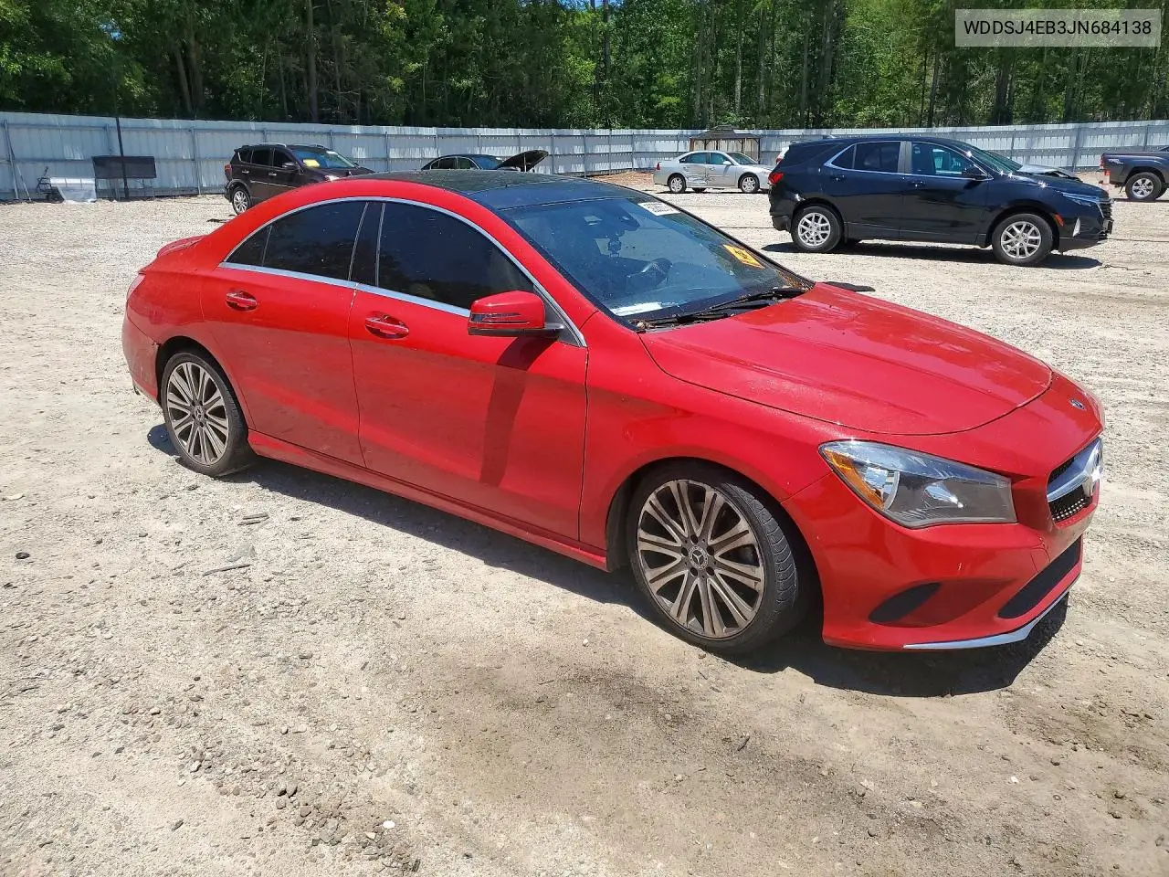 2018 Mercedes-Benz Cla 250 VIN: WDDSJ4EB3JN684138 Lot: 59286376