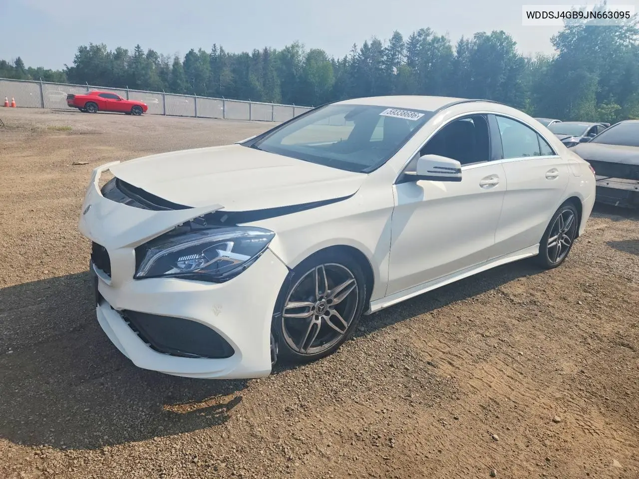 2018 Mercedes-Benz Cla 250 4Matic VIN: WDDSJ4GB9JN663095 Lot: 59338686