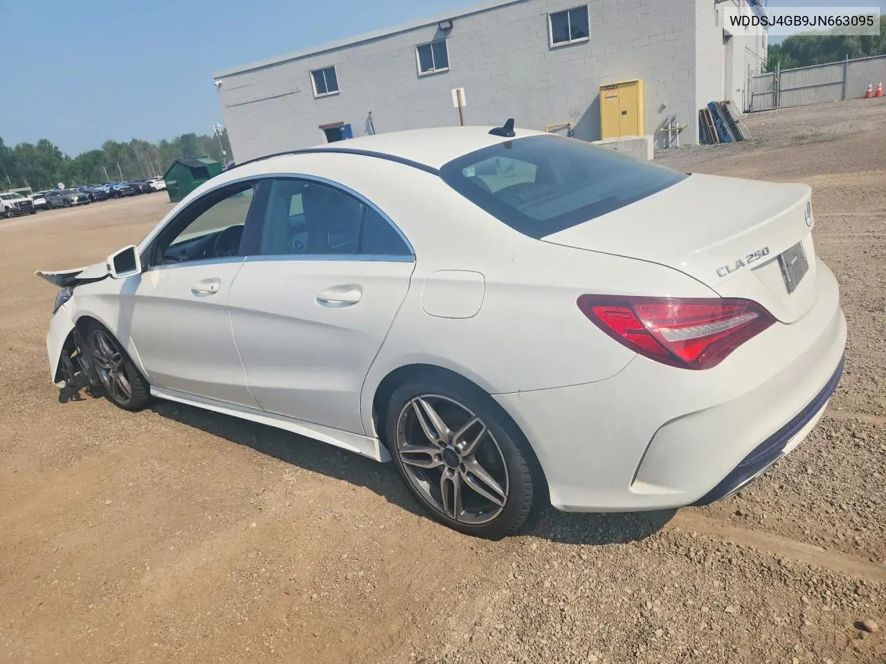 2018 Mercedes-Benz Cla 250 4Matic VIN: WDDSJ4GB9JN663095 Lot: 59338686