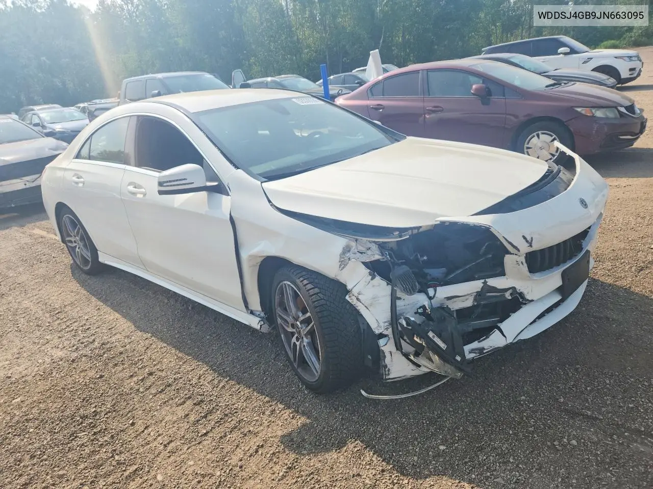 2018 Mercedes-Benz Cla 250 4Matic VIN: WDDSJ4GB9JN663095 Lot: 59338686