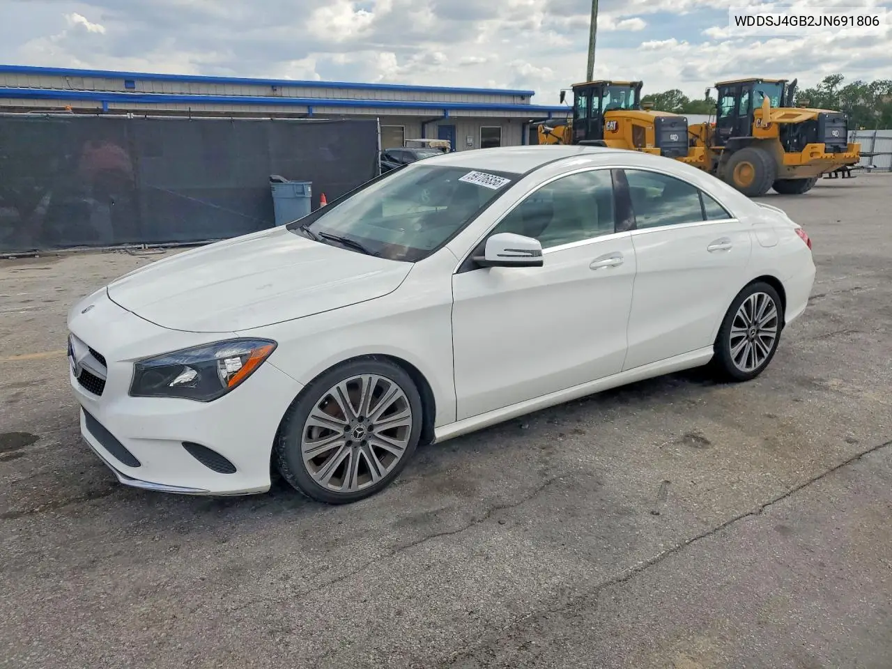 2018 Mercedes-Benz Cla 250 4Matic VIN: WDDSJ4GB2JN691806 Lot: 59706856