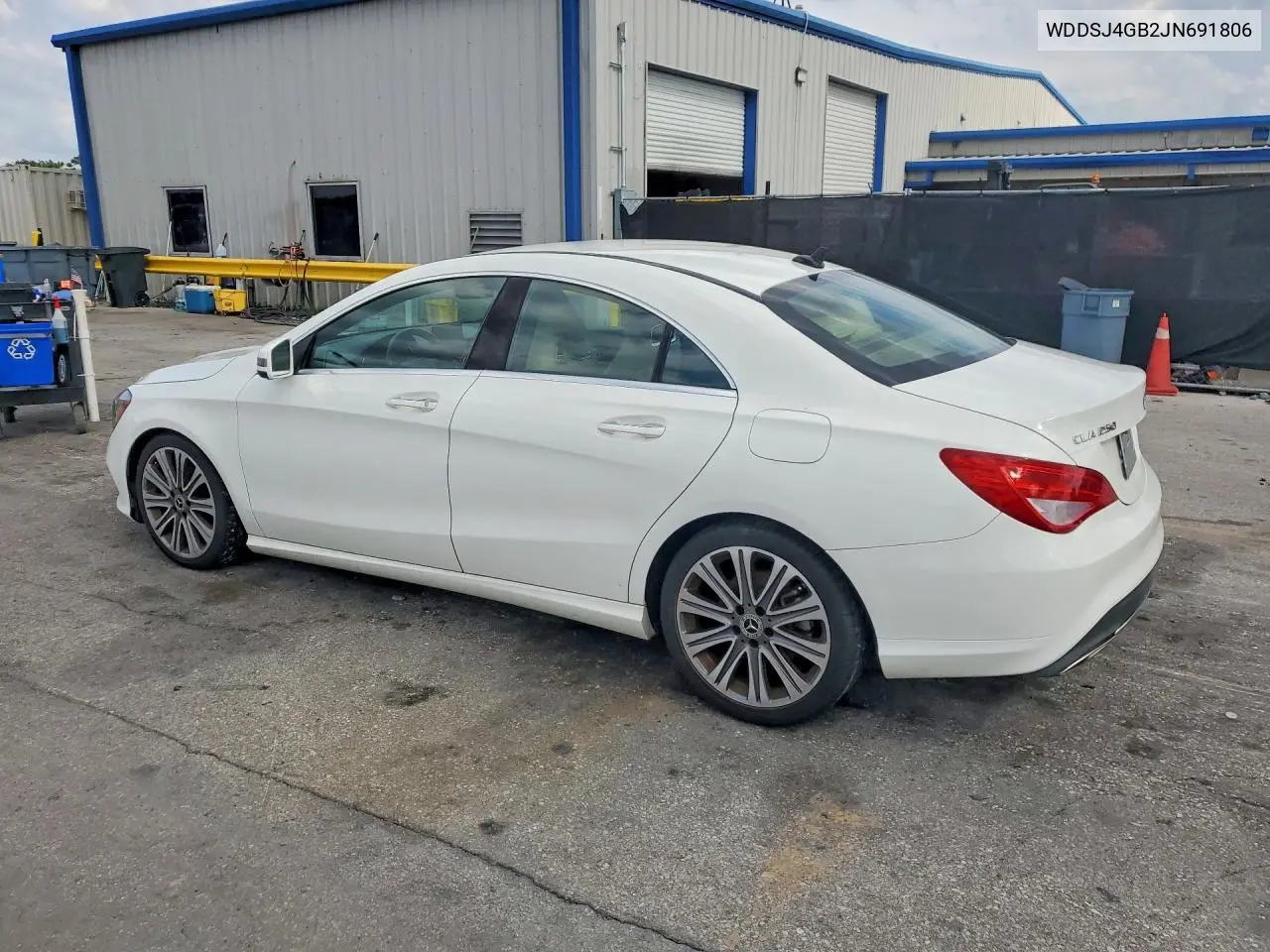 2018 Mercedes-Benz Cla 250 4Matic VIN: WDDSJ4GB2JN691806 Lot: 59706856