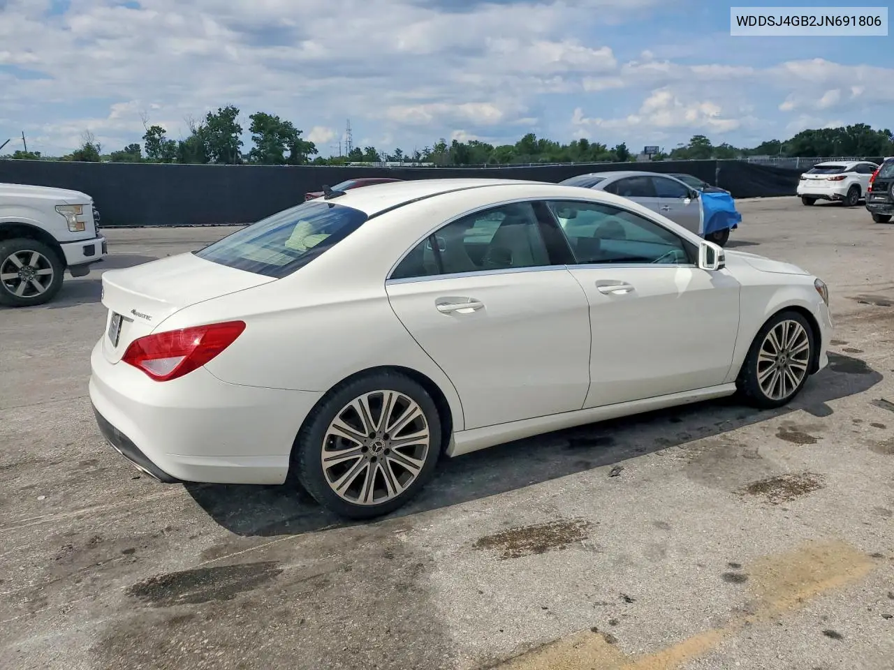 2018 Mercedes-Benz Cla 250 4Matic VIN: WDDSJ4GB2JN691806 Lot: 59706856