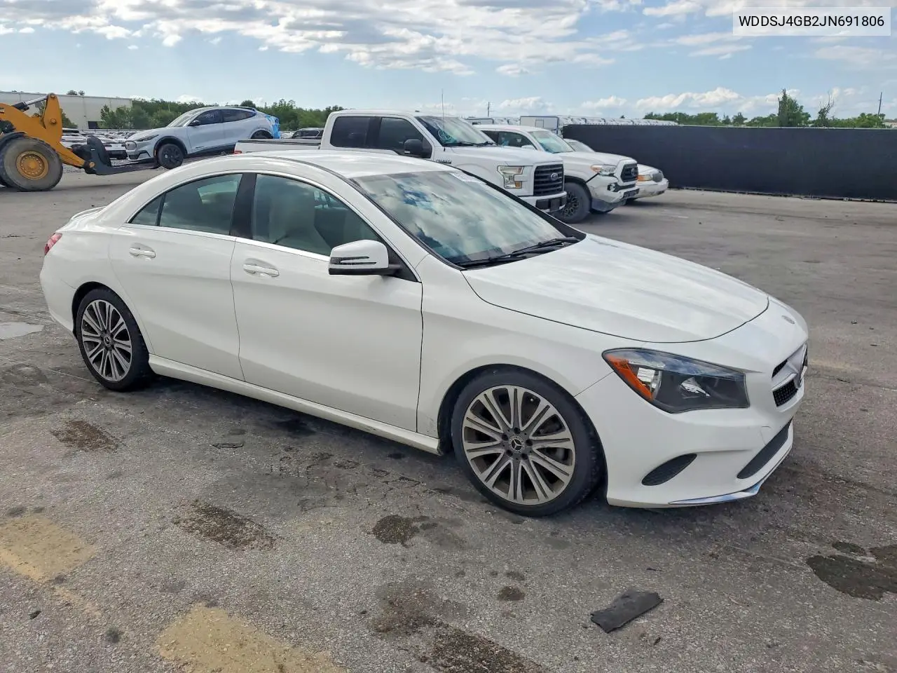 2018 Mercedes-Benz Cla 250 4Matic VIN: WDDSJ4GB2JN691806 Lot: 59706856