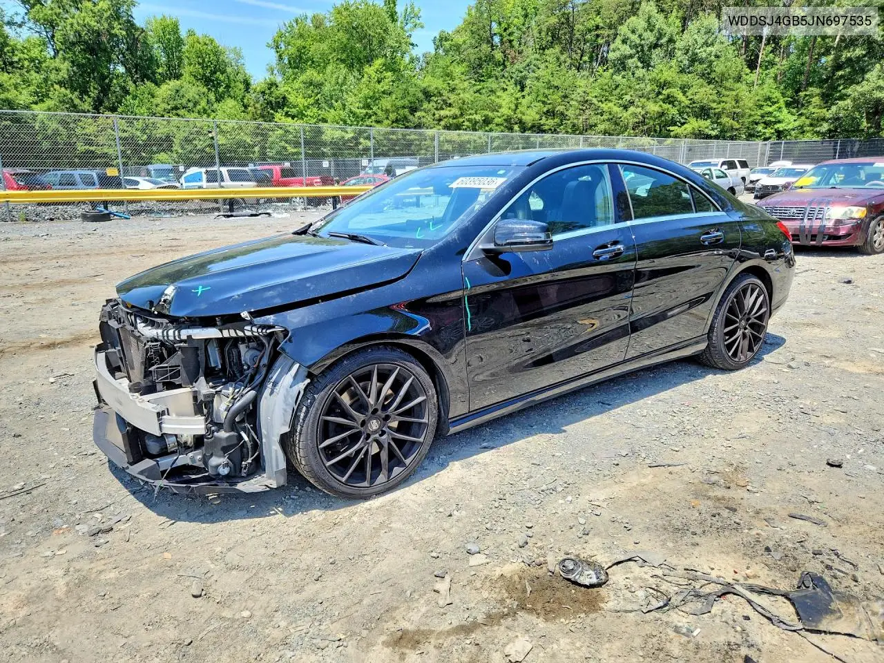 2018 Mercedes-Benz Cla 250 4Matic VIN: WDDSJ4GB5JN697535 Lot: 60395036