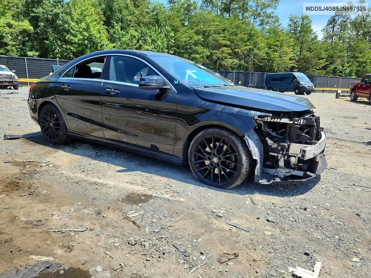 2018 Mercedes-Benz Cla 250 4Matic VIN: WDDSJ4GB5JN697535 Lot: 60395036