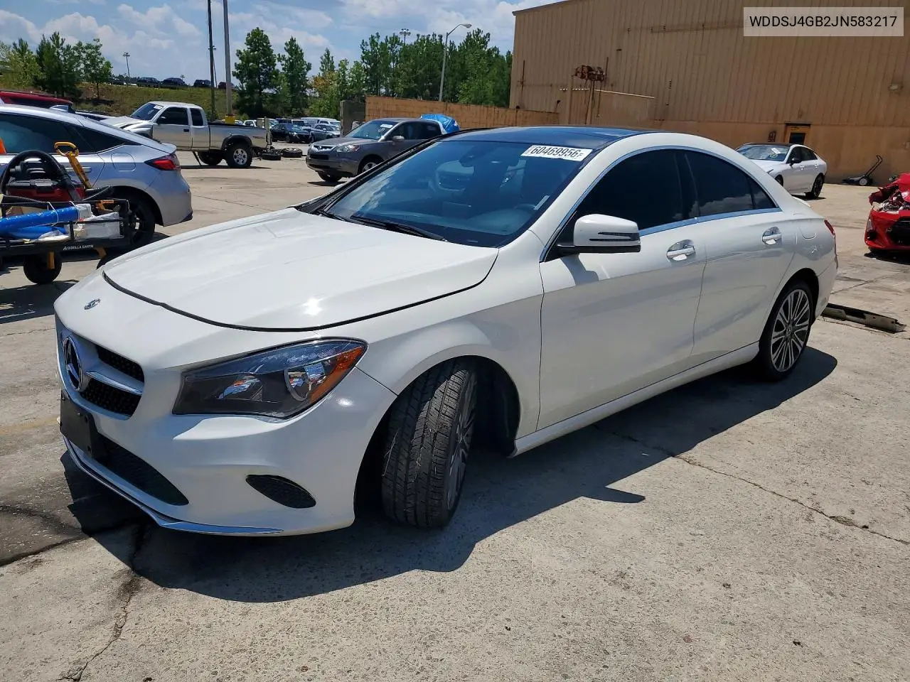 2018 Mercedes-Benz Cla 250 4Matic VIN: WDDSJ4GB2JN583217 Lot: 60469956
