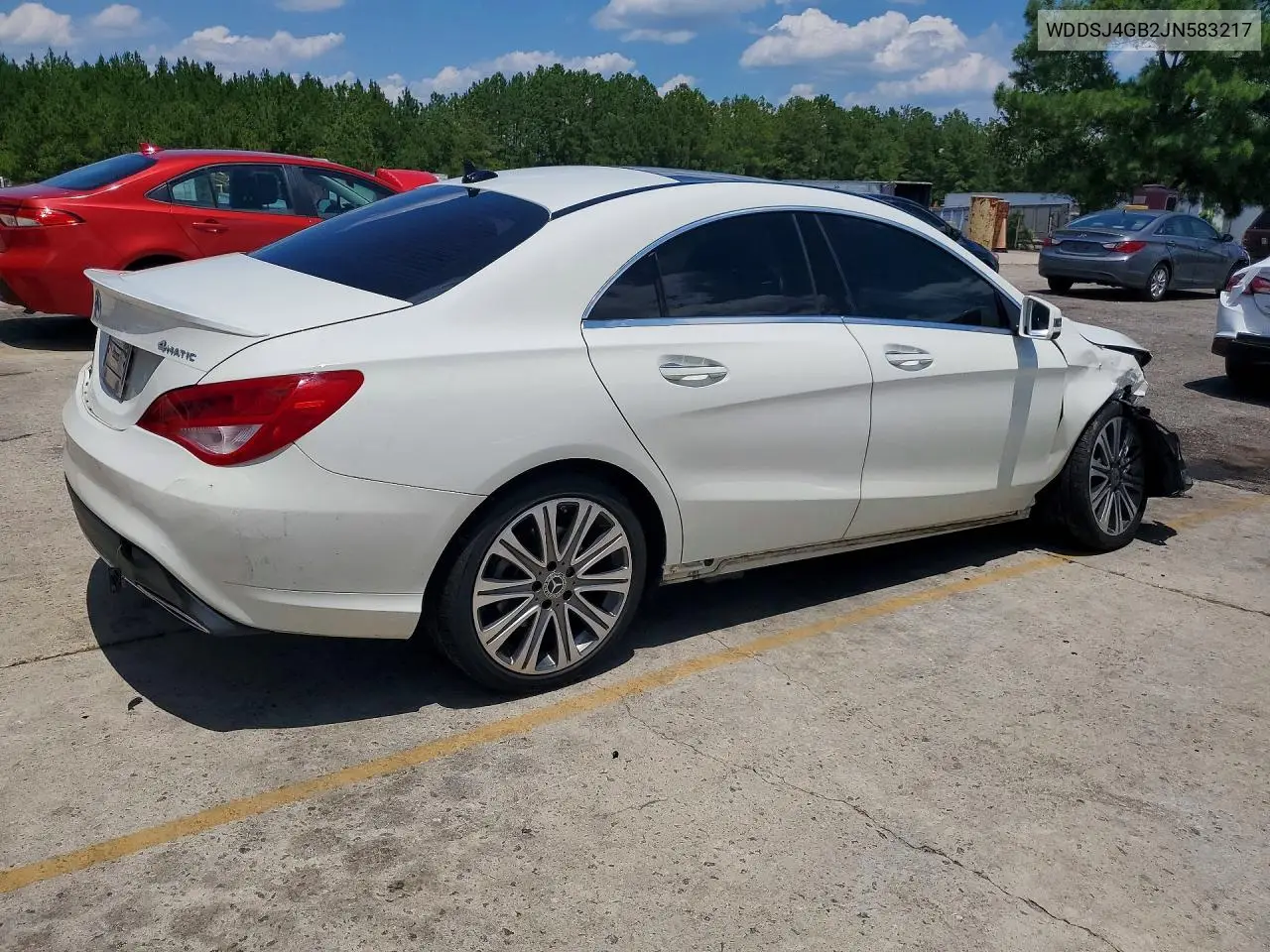 2018 Mercedes-Benz Cla 250 4Matic VIN: WDDSJ4GB2JN583217 Lot: 60469956