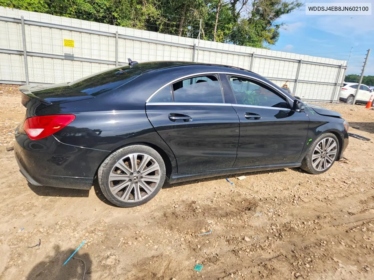 2018 Mercedes-Benz Cla 250 VIN: WDDSJ4EB8JN602100 Lot: 60742426