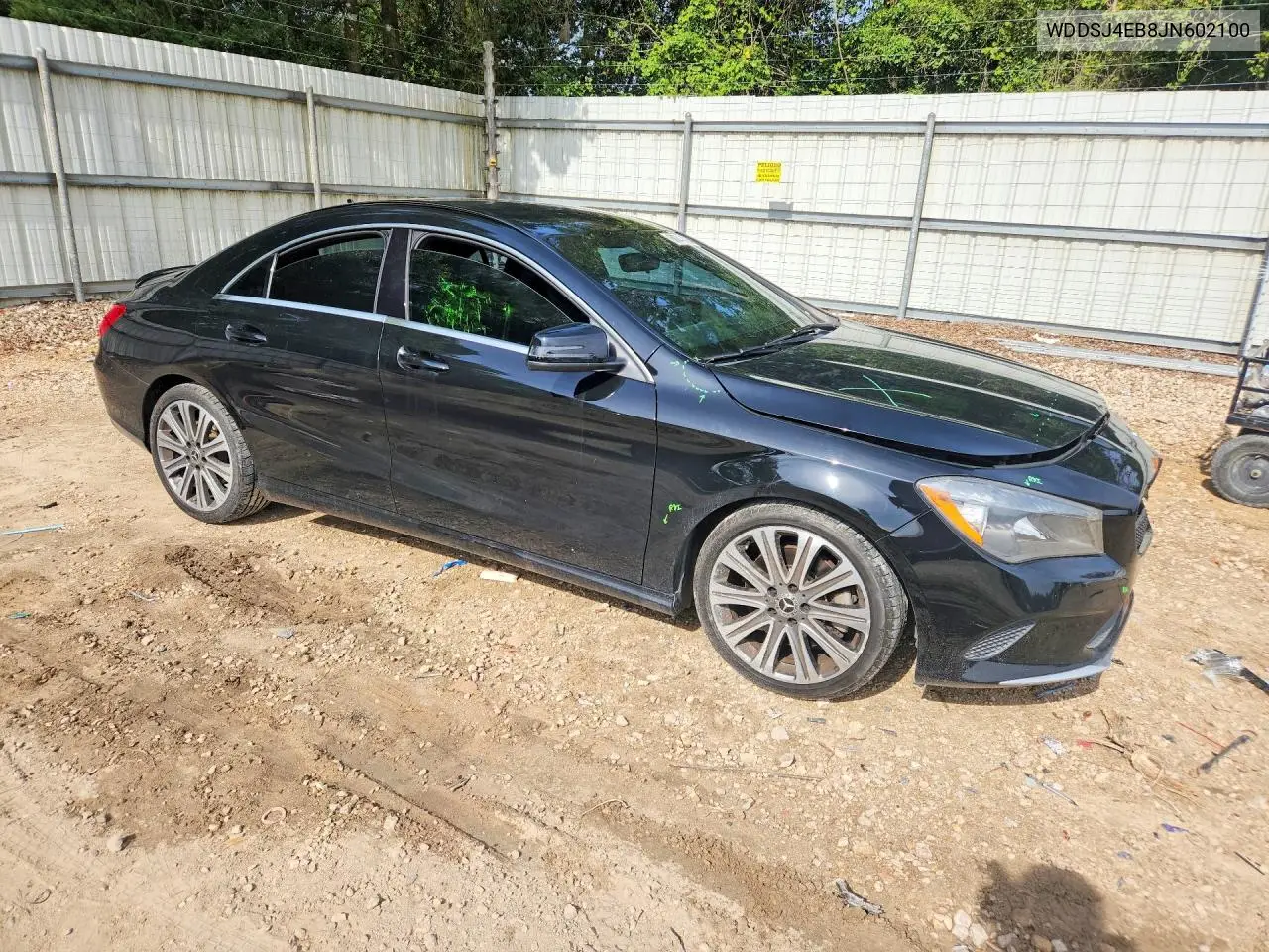 2018 Mercedes-Benz Cla 250 VIN: WDDSJ4EB8JN602100 Lot: 60742426