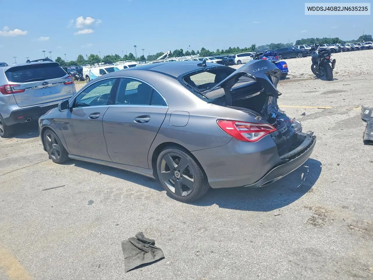 2018 Mercedes-Benz Cla 250 4Matic VIN: WDDSJ4GB2JN635235 Lot: 60874796