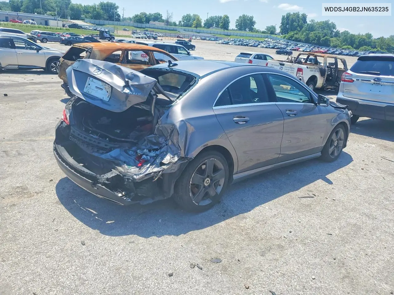 2018 Mercedes-Benz Cla 250 4Matic VIN: WDDSJ4GB2JN635235 Lot: 60874796