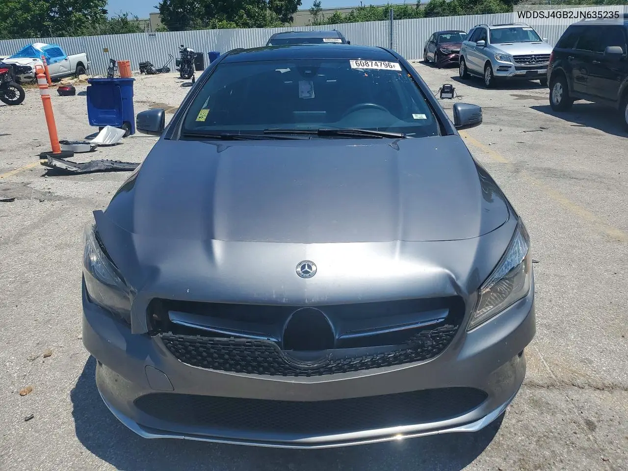 2018 Mercedes-Benz Cla 250 4Matic VIN: WDDSJ4GB2JN635235 Lot: 60874796