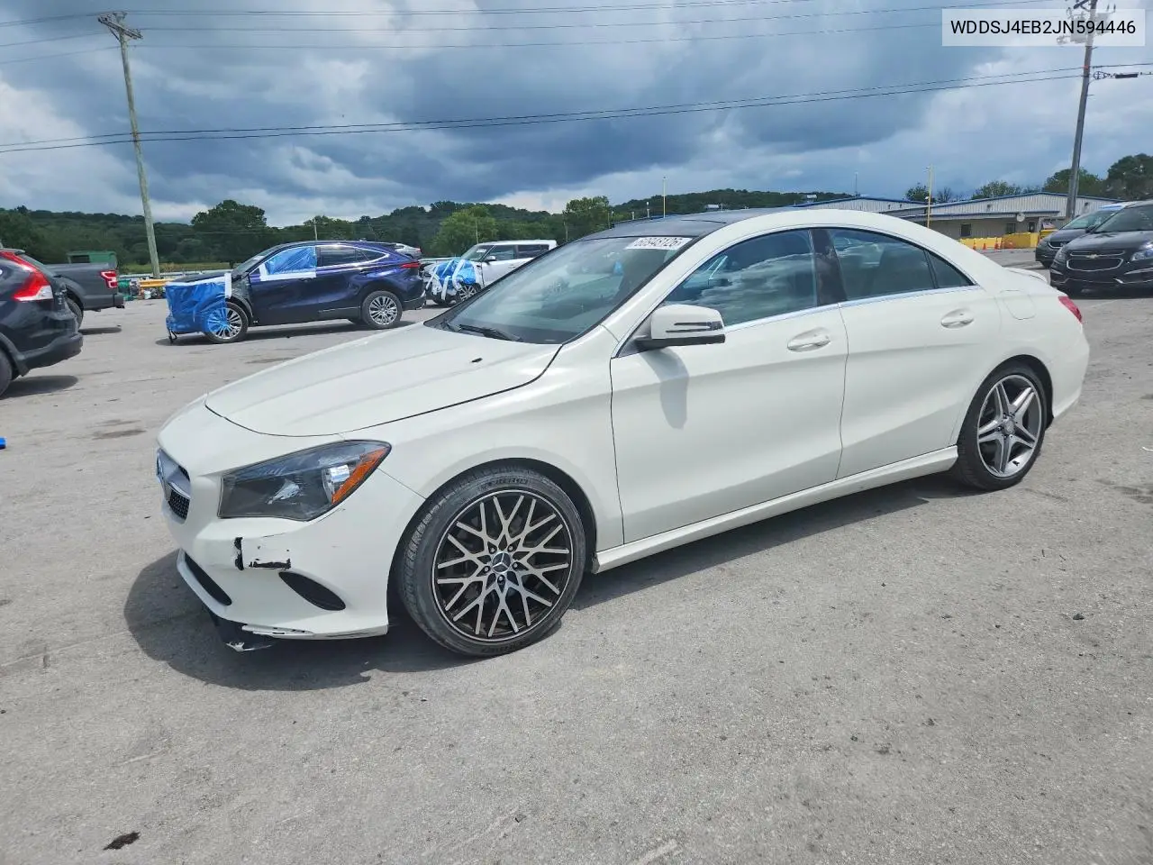 2018 Mercedes-Benz Cla 250 VIN: WDDSJ4EB2JN594446 Lot: 60948126