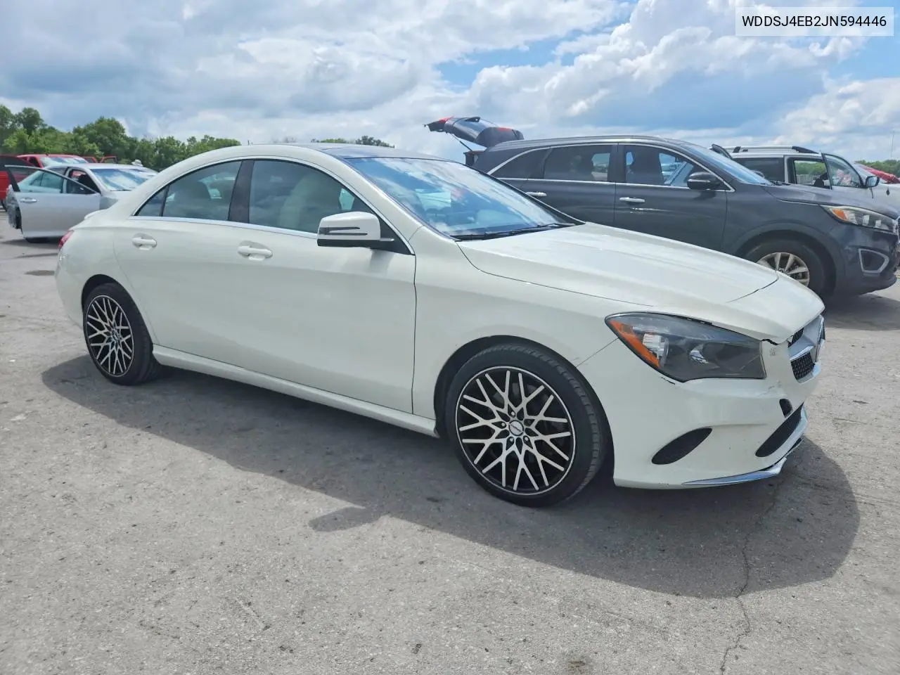 2018 Mercedes-Benz Cla 250 VIN: WDDSJ4EB2JN594446 Lot: 60948126