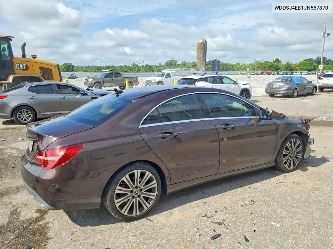 2018 Mercedes-Benz Cla 250 VIN: WDDSJ4EB1JN567870 Lot: 61219016