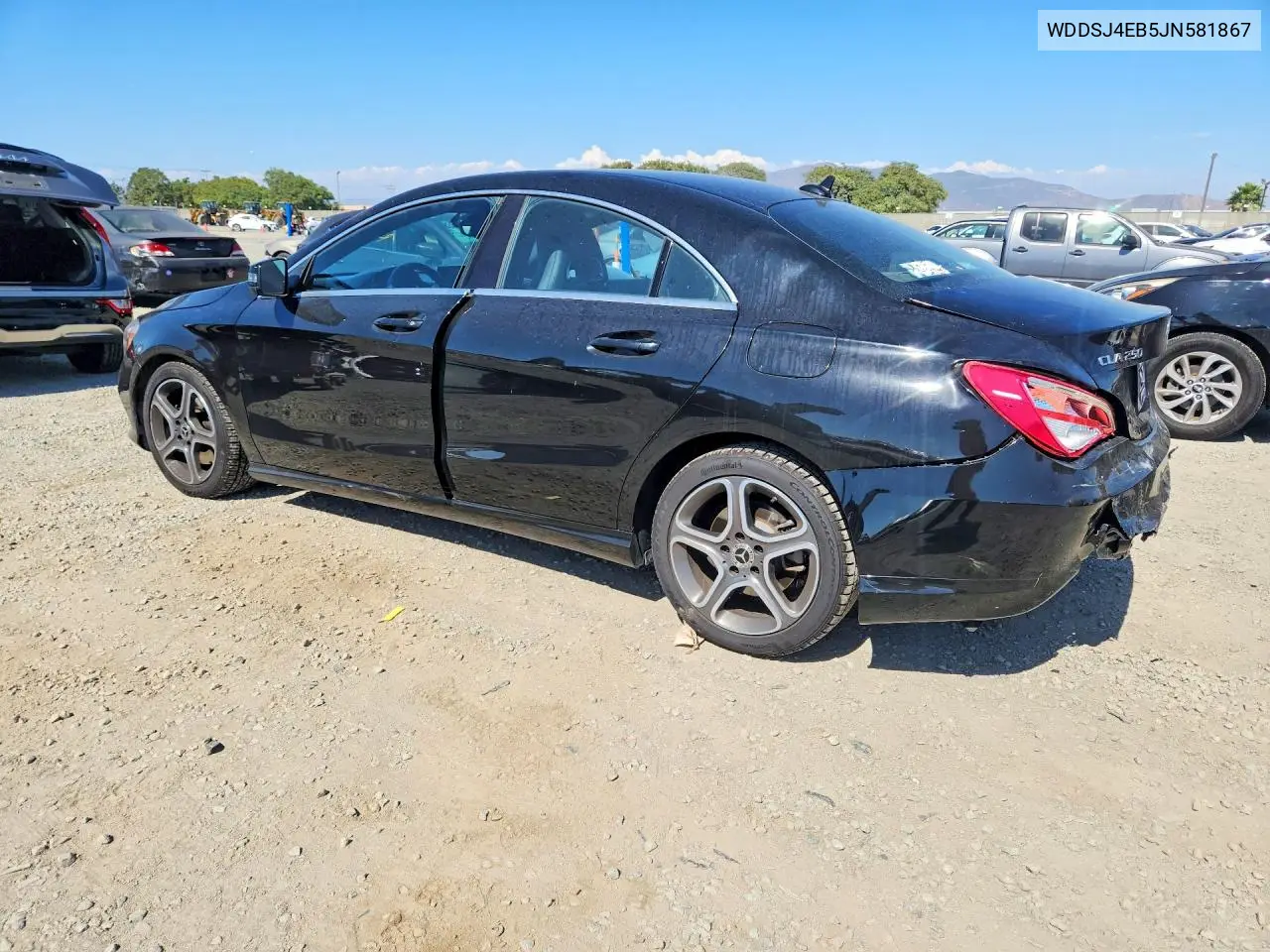 2018 Mercedes-Benz Cla 250 VIN: WDDSJ4EB5JN581867 Lot: 61531976