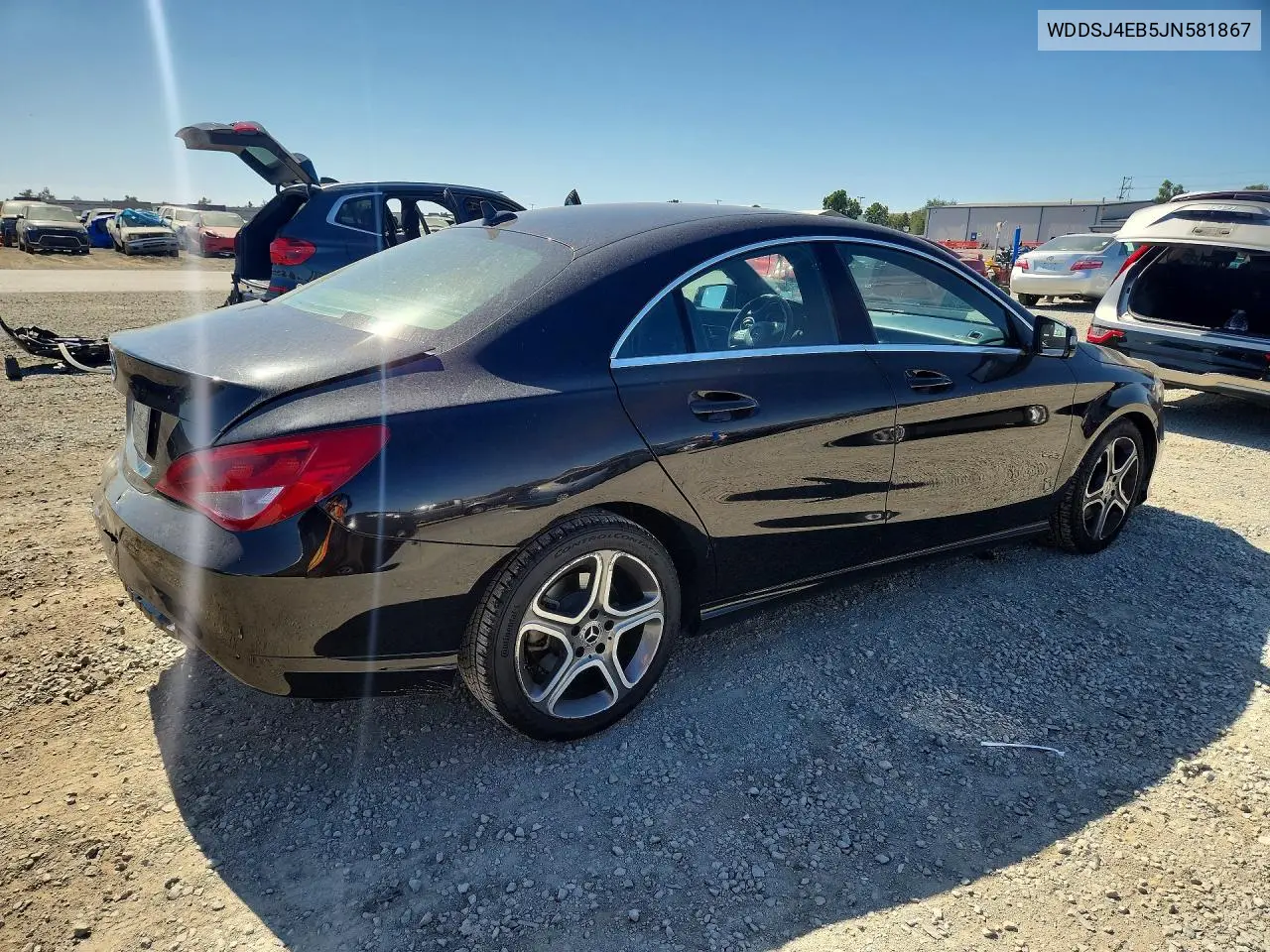 2018 Mercedes-Benz Cla 250 VIN: WDDSJ4EB5JN581867 Lot: 61531976