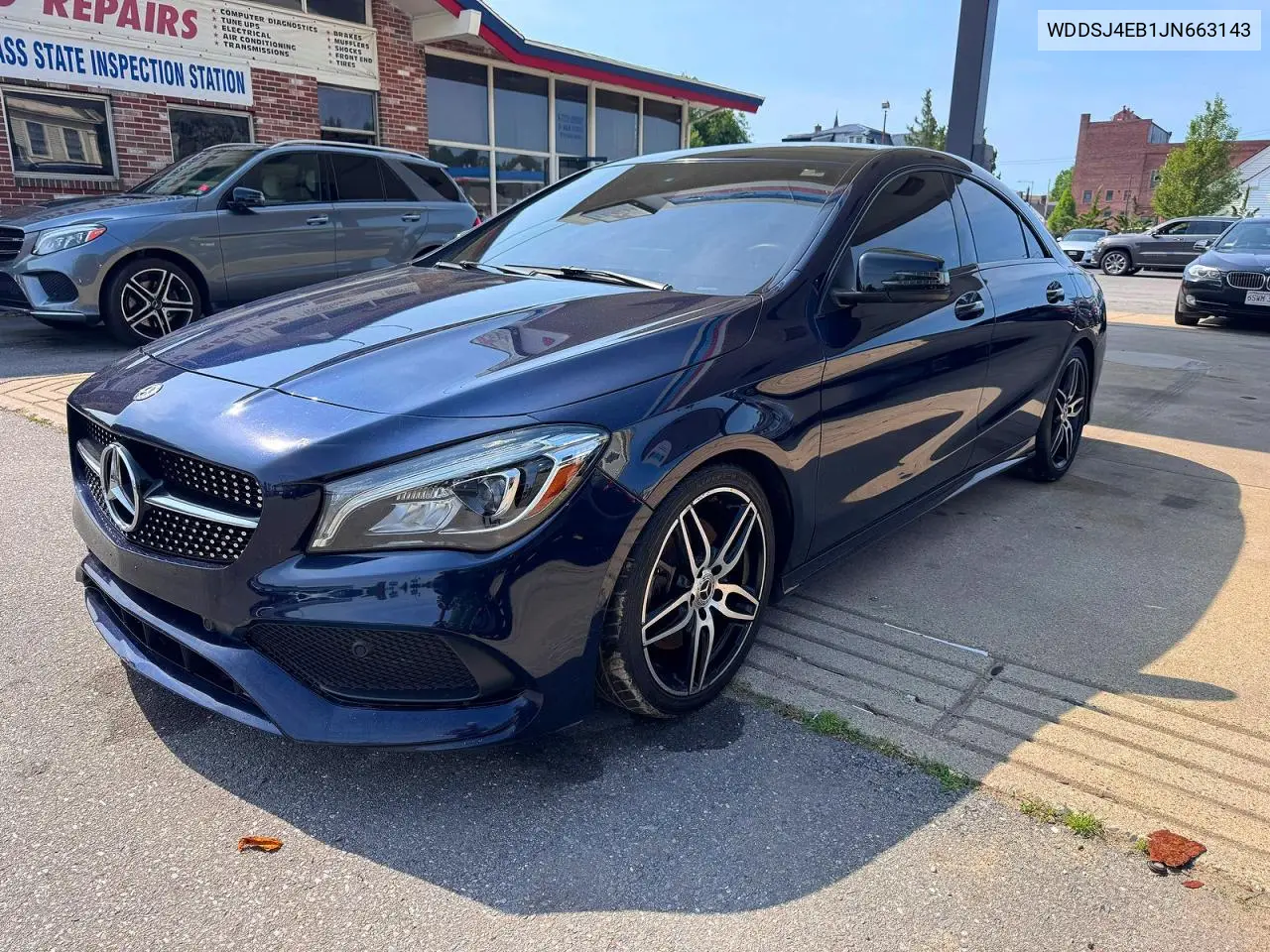 2018 Mercedes-Benz Cla 250 VIN: WDDSJ4EB1JN663143 Lot: 61631806