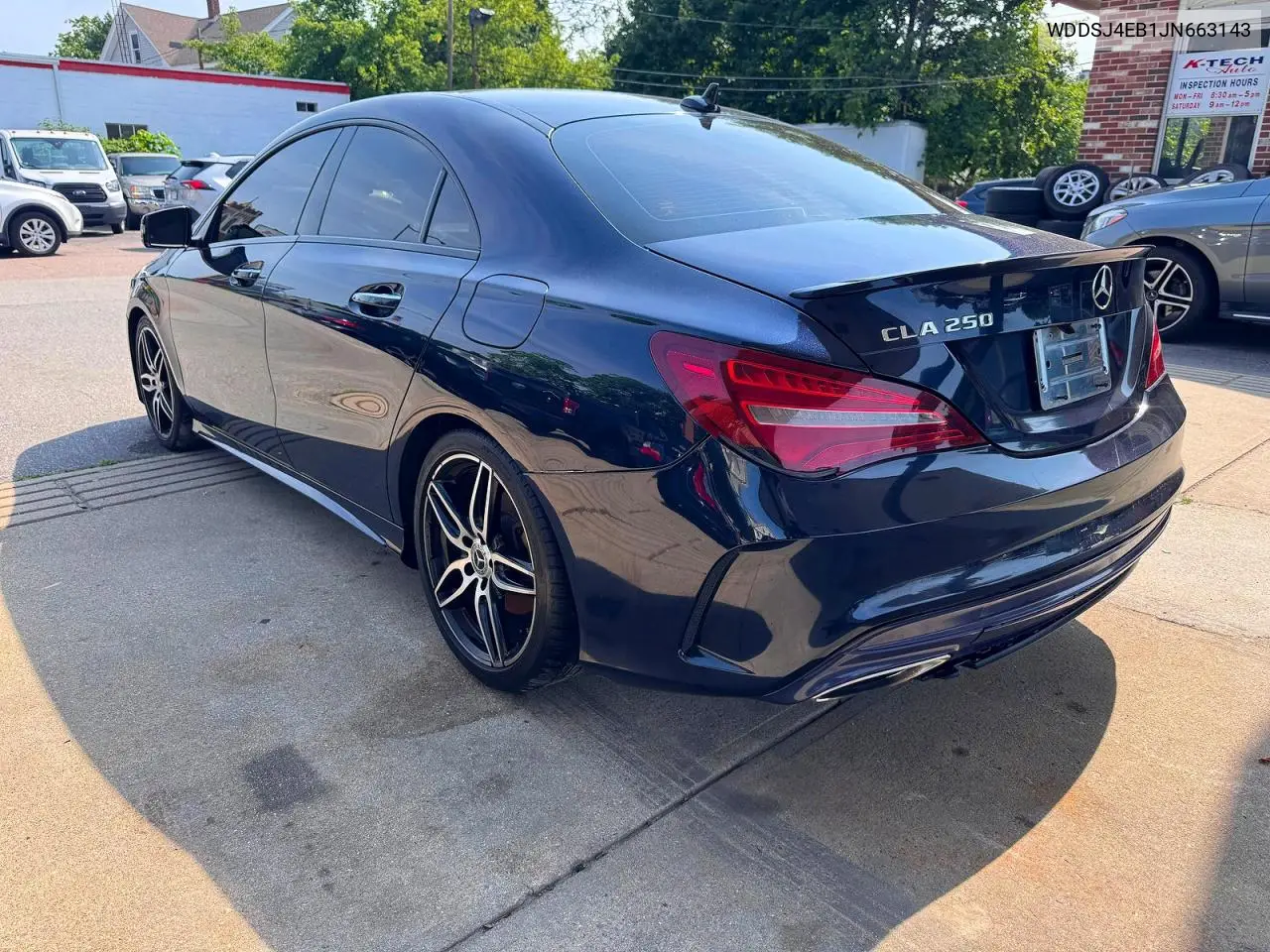 2018 Mercedes-Benz Cla 250 VIN: WDDSJ4EB1JN663143 Lot: 61631806