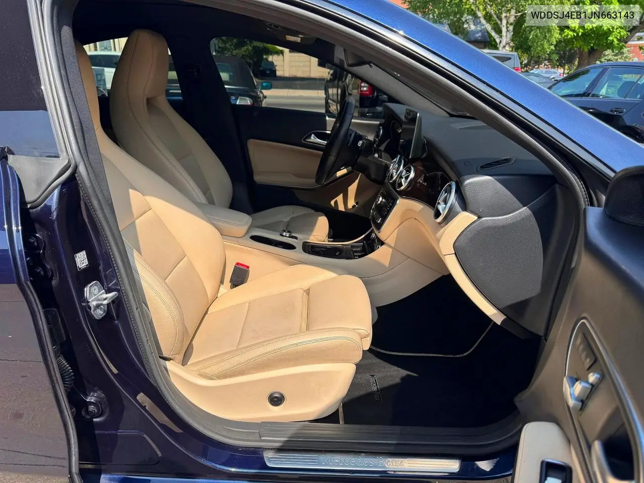 2018 Mercedes-Benz Cla 250 VIN: WDDSJ4EB1JN663143 Lot: 61631806