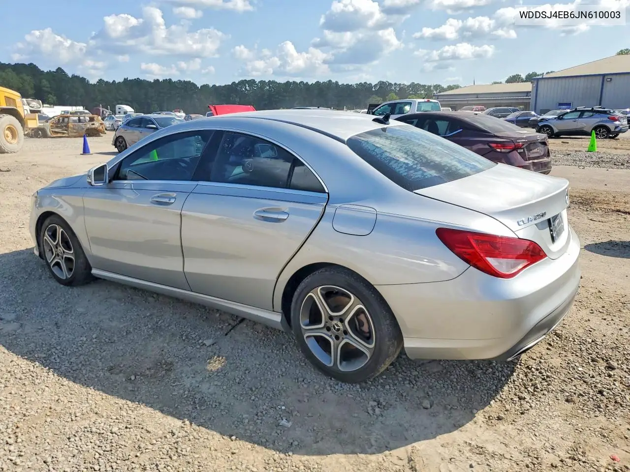 2018 Mercedes-Benz Cla VIN: WDDSJ4EB6JN610003 Lot: 85973415