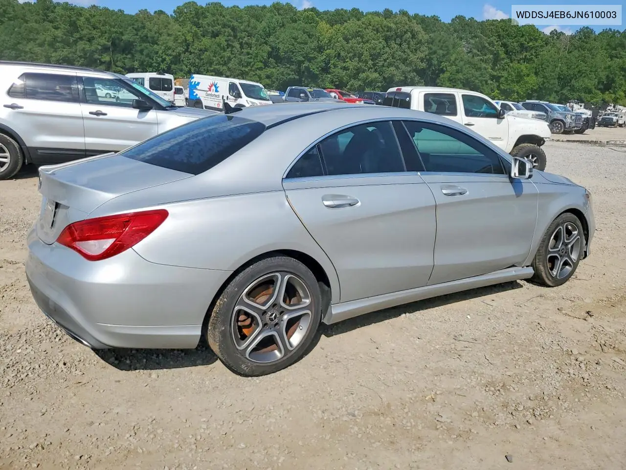 2018 Mercedes-Benz Cla VIN: WDDSJ4EB6JN610003 Lot: 85973415