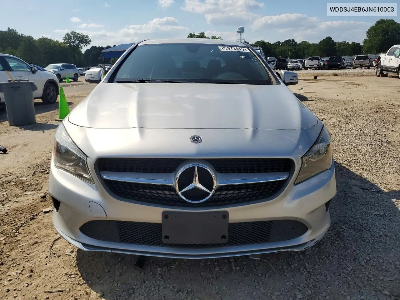 2018 Mercedes-Benz Cla VIN: WDDSJ4EB6JN610003 Lot: 85973415