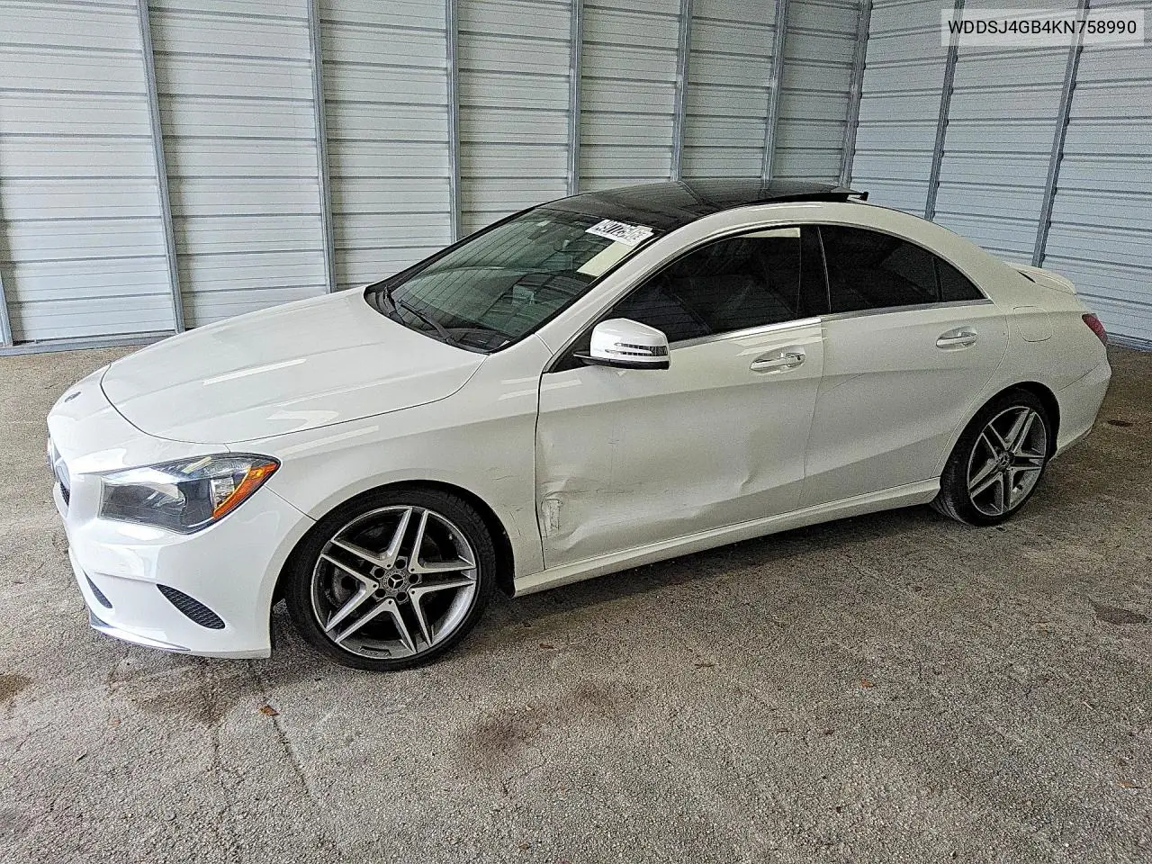 2019 Mercedes-Benz Cla 250 4Matic VIN: WDDSJ4GB4KN758990 Lot: 49772546