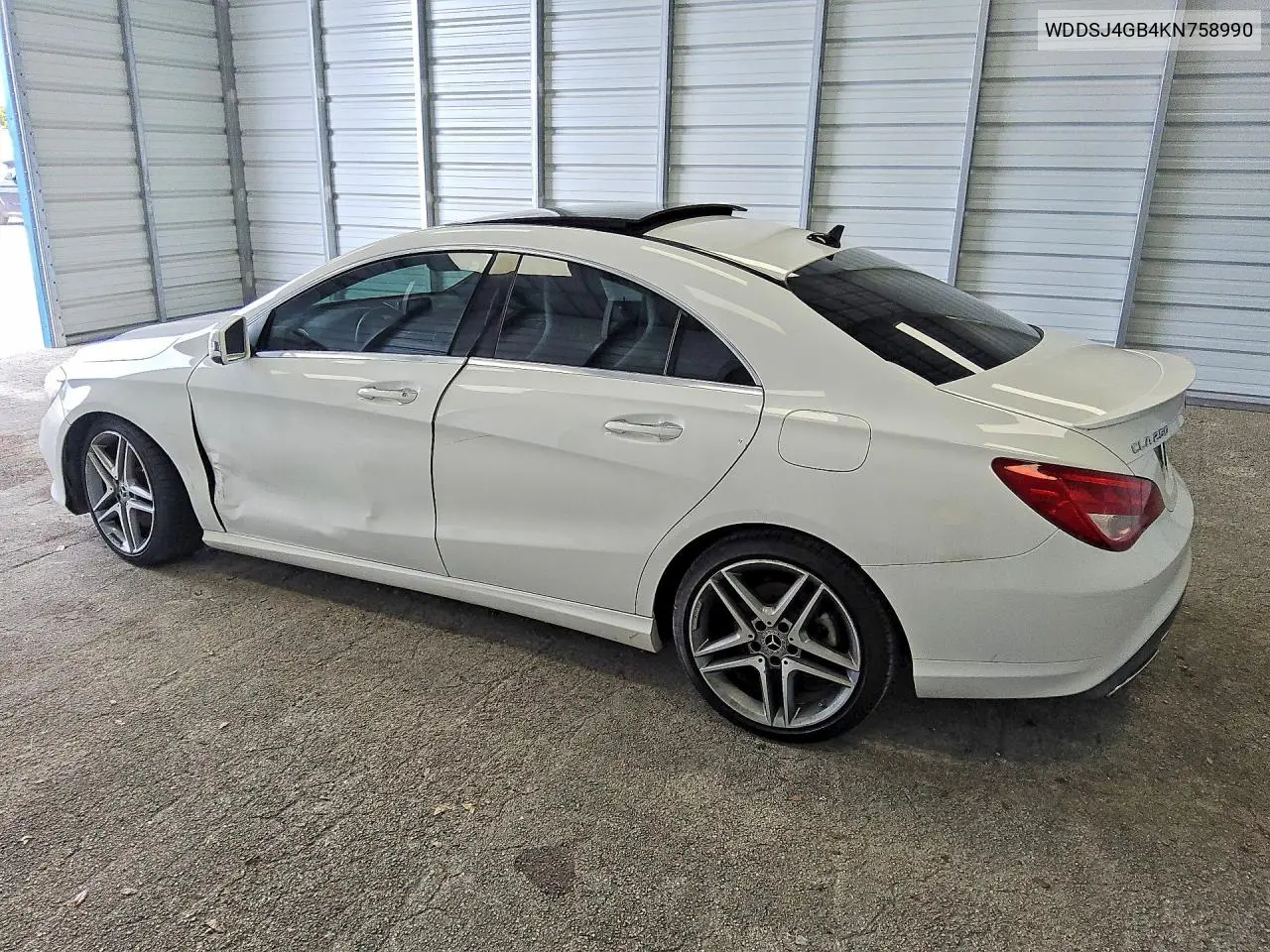 2019 Mercedes-Benz Cla 250 4Matic VIN: WDDSJ4GB4KN758990 Lot: 49772546