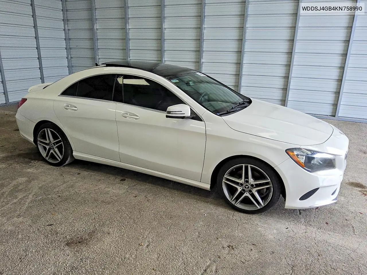 2019 Mercedes-Benz Cla 250 4Matic VIN: WDDSJ4GB4KN758990 Lot: 49772546