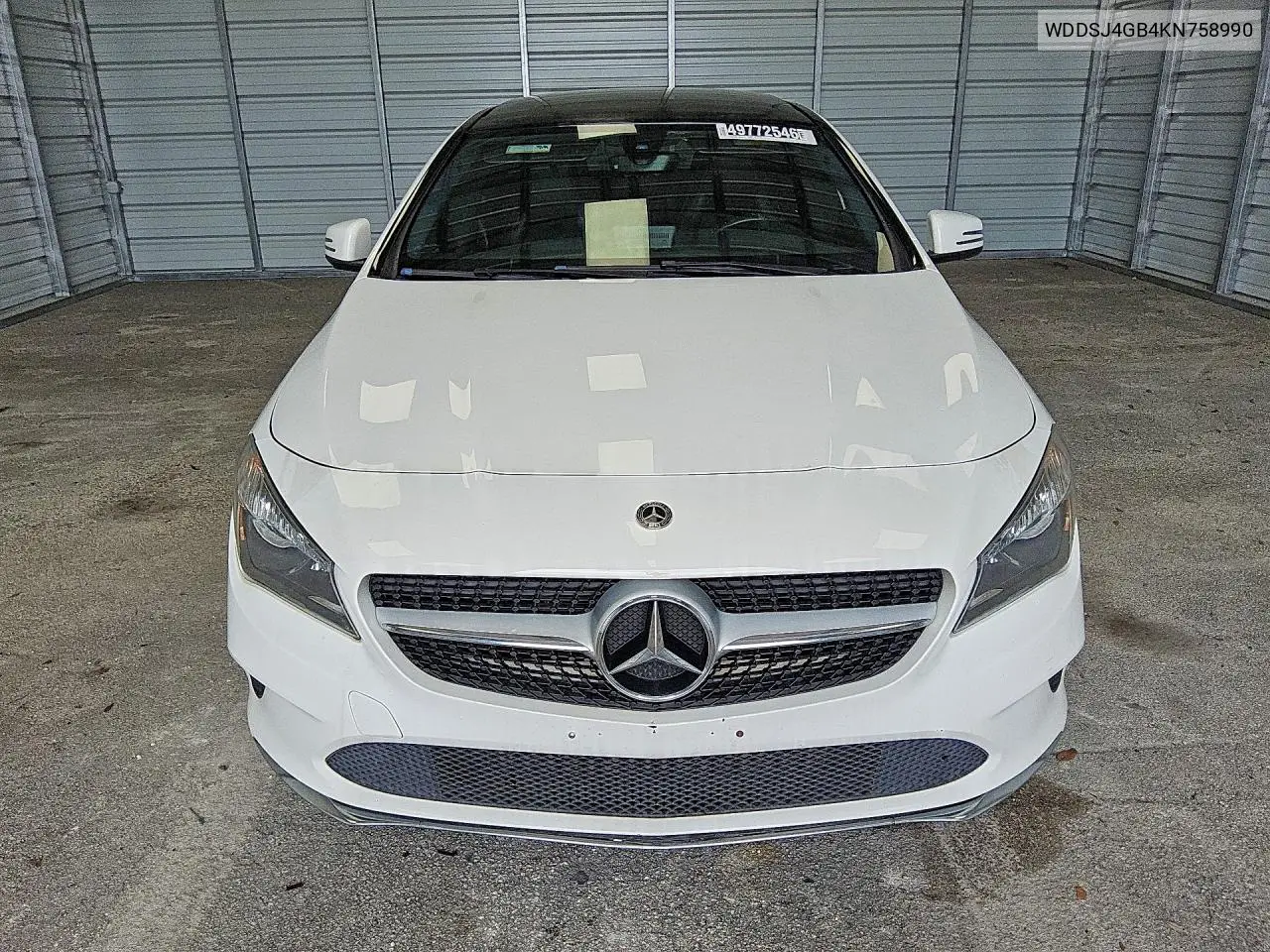 2019 Mercedes-Benz Cla 250 4Matic VIN: WDDSJ4GB4KN758990 Lot: 49772546