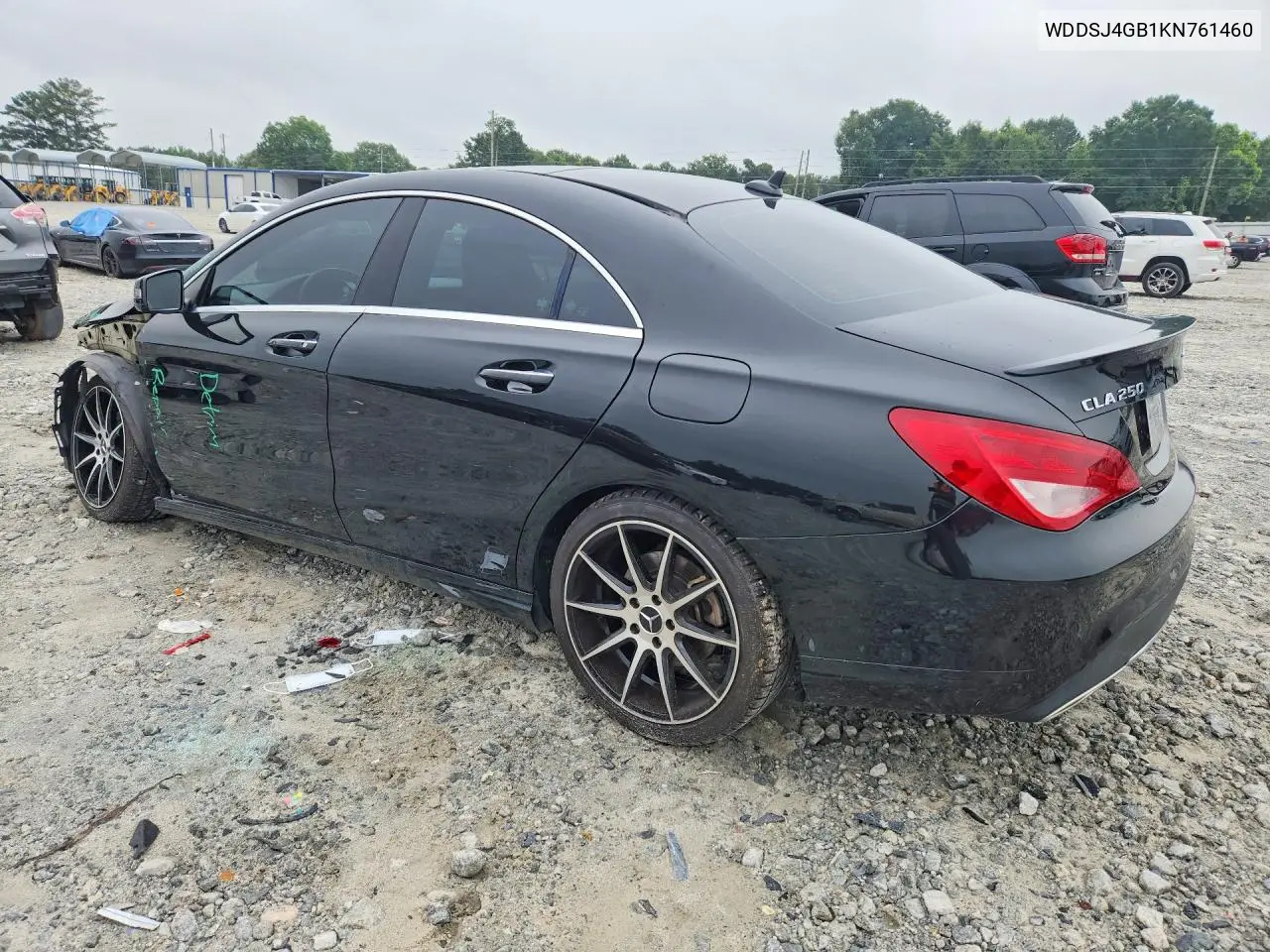 2019 Mercedes-Benz Cla 250 4Matic VIN: WDDSJ4GB1KN761460 Lot: 54969536