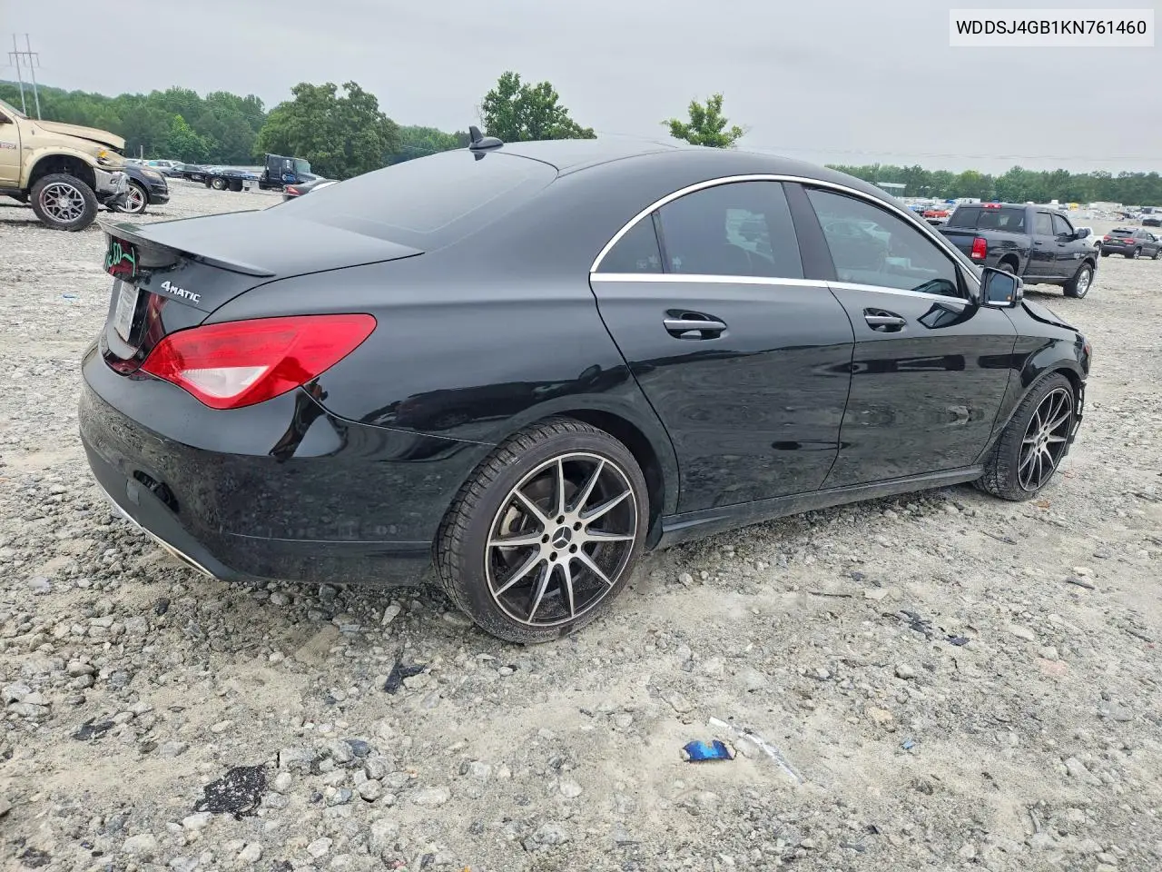 2019 Mercedes-Benz Cla 250 4Matic VIN: WDDSJ4GB1KN761460 Lot: 54969536