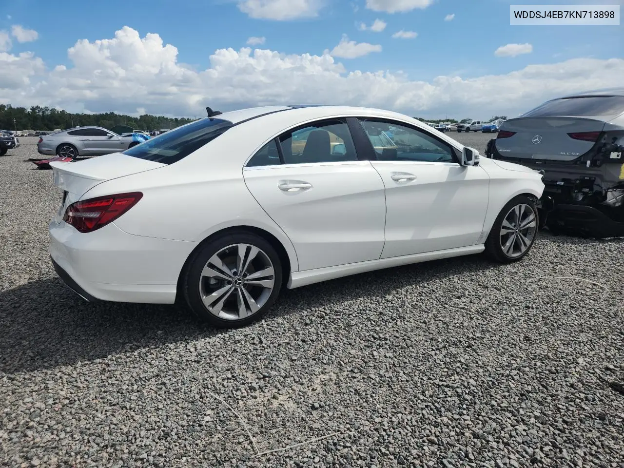 2019 Mercedes-Benz Cla 250 VIN: WDDSJ4EB7KN713898 Lot: 55978026