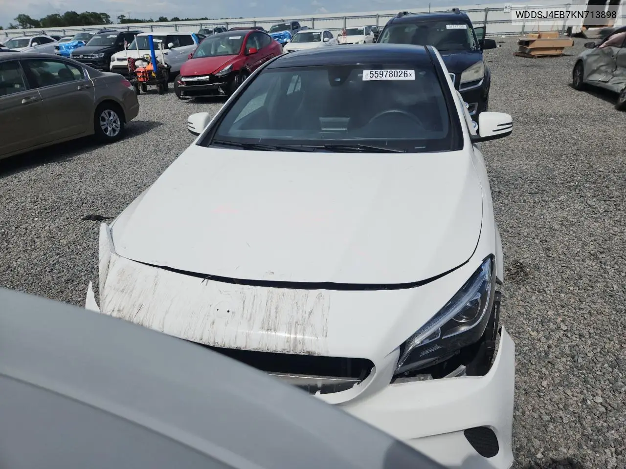 2019 Mercedes-Benz Cla 250 VIN: WDDSJ4EB7KN713898 Lot: 55978026