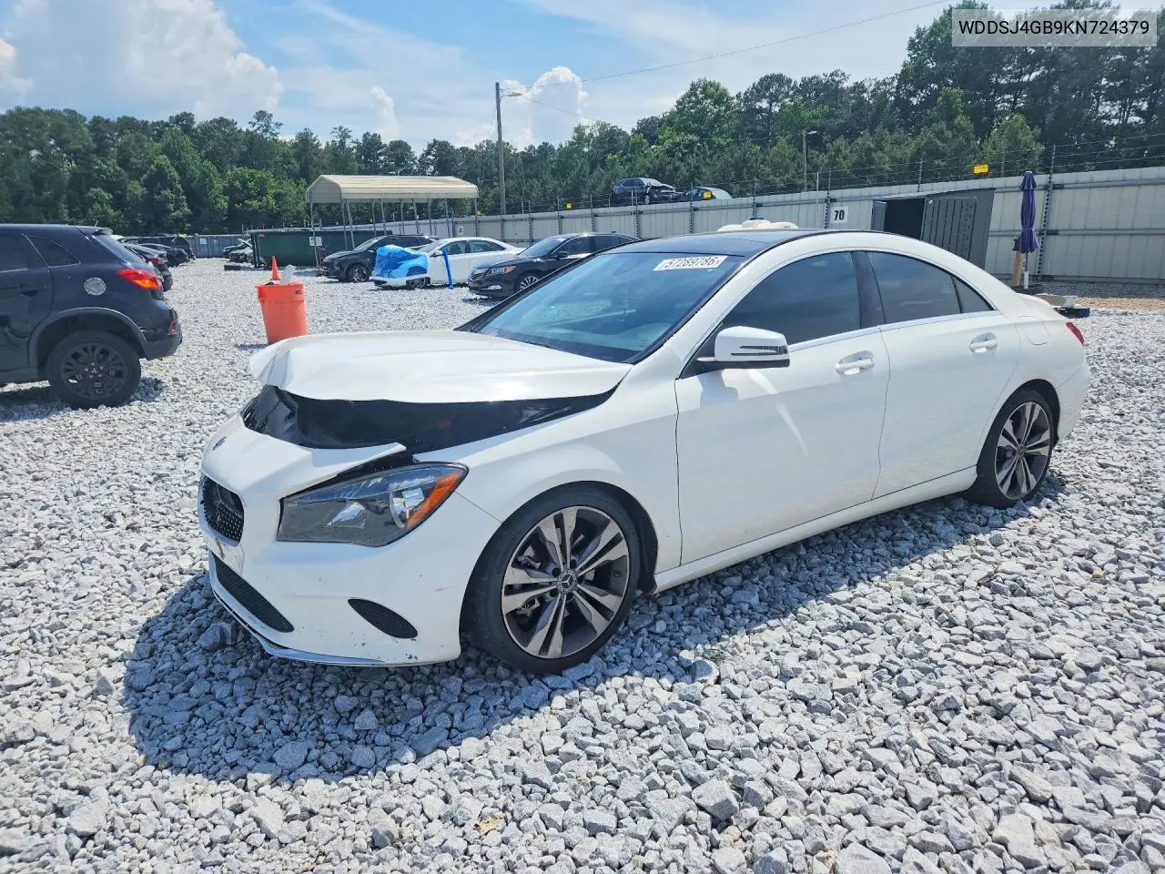 2019 Mercedes-Benz Cla 250 4Matic VIN: WDDSJ4GB9KN724379 Lot: 57289786