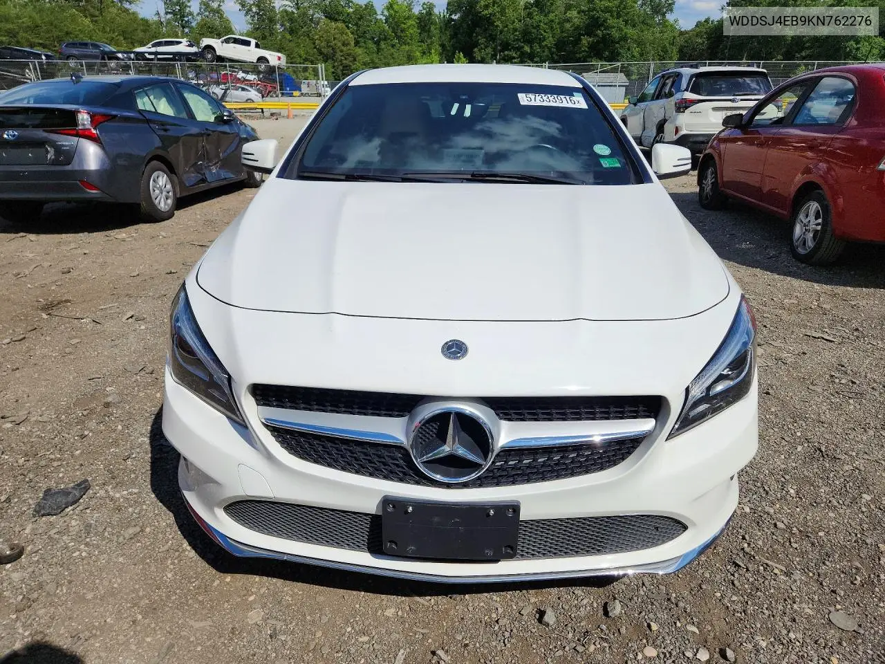 2019 Mercedes-Benz Cla 250 VIN: WDDSJ4EB9KN762276 Lot: 57333916